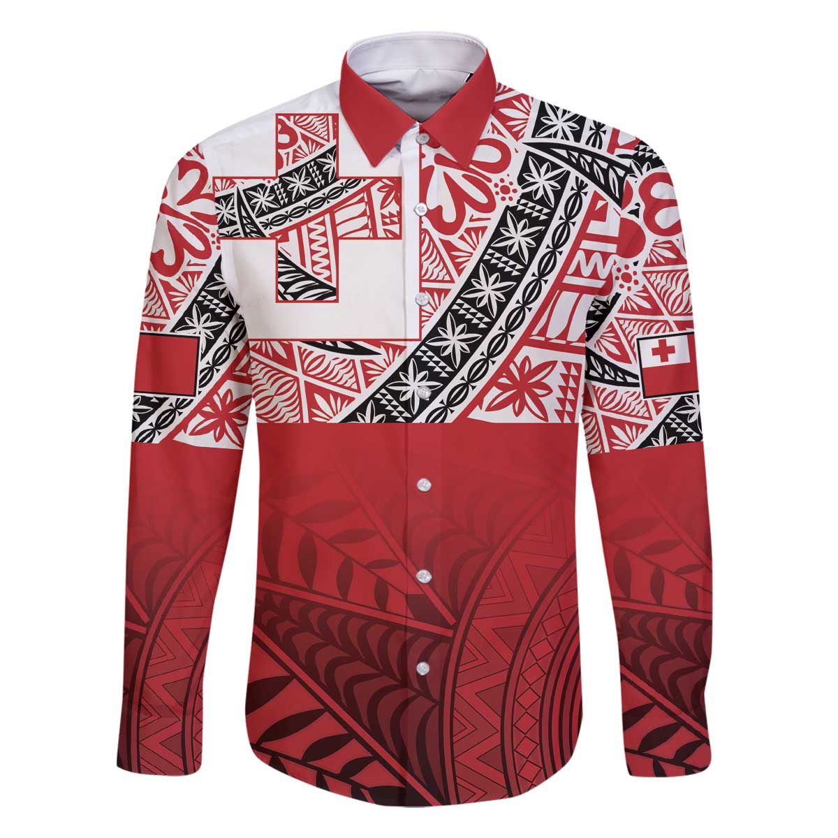 Malo e lelei Tonga Family Matching Off The Shoulder Long Sleeve Dress and Hawaiian Shirt Ngatu Tokelau Feletoa Fata Traditional Polynesian Pattern