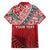 Malo e lelei Tonga Family Matching Short Sleeve Bodycon Dress and Hawaiian Shirt Ngatu Tokelau Feletoa Fata Traditional Polynesian Pattern