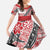Malo e lelei Tonga Family Matching Tank Maxi Dress and Hawaiian Shirt Ngatu Tokelau Feletoa Fata Traditional Polynesian Pattern