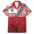 Malo e lelei Tonga Family Matching Tank Maxi Dress and Hawaiian Shirt Ngatu Tokelau Feletoa Fata Traditional Polynesian Pattern