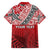Malo e lelei Tonga Family Matching Tank Maxi Dress and Hawaiian Shirt Ngatu Tokelau Feletoa Fata Traditional Polynesian Pattern