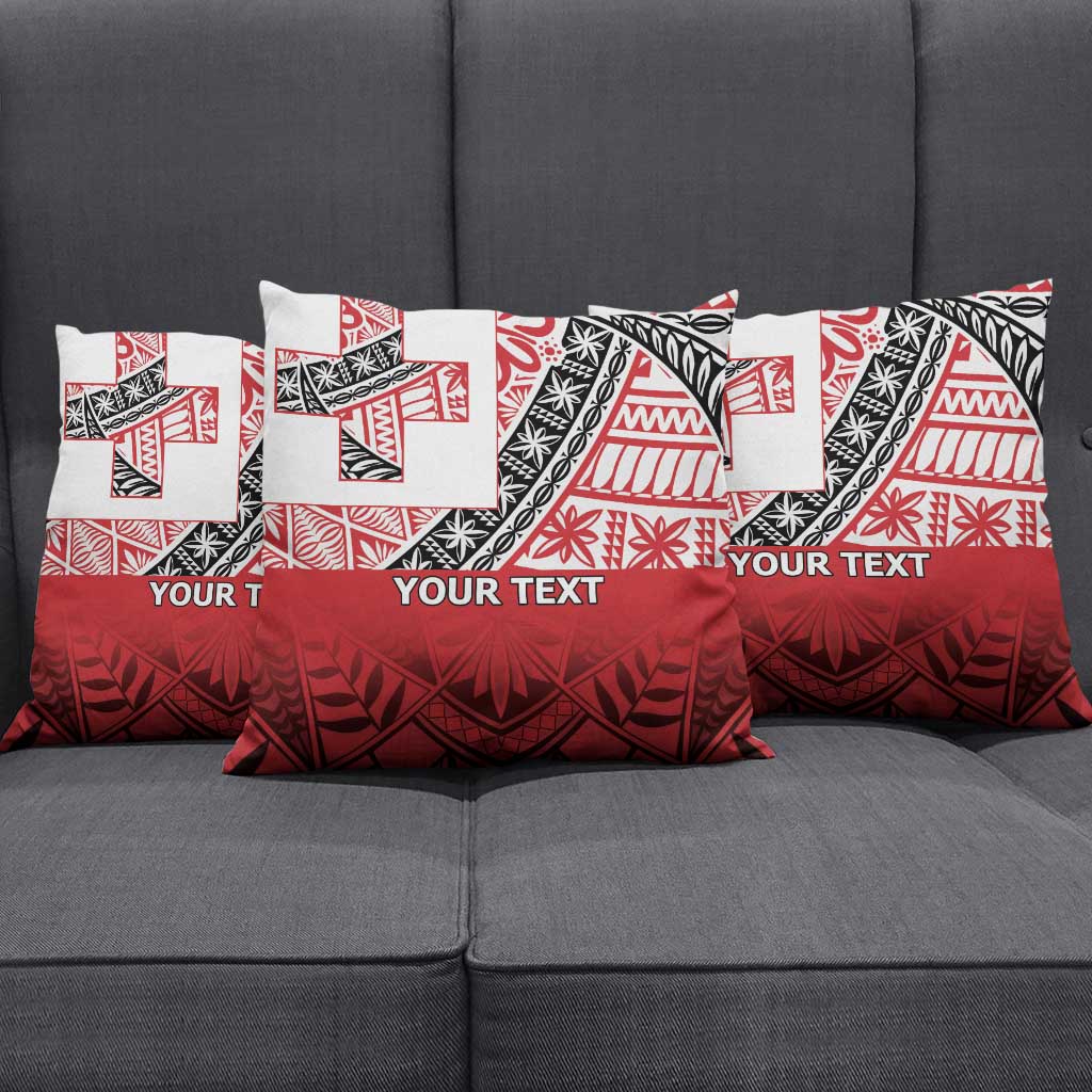 Malo e lelei Tonga Pillow Cover Ngatu Tokelau Feletoa Fata Traditional Polynesian Pattern - Polynesian Pride