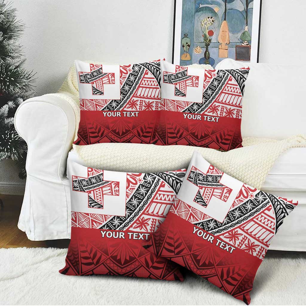 Malo e lelei Tonga Pillow Cover Ngatu Tokelau Feletoa Fata Traditional Polynesian Pattern - Polynesian Pride