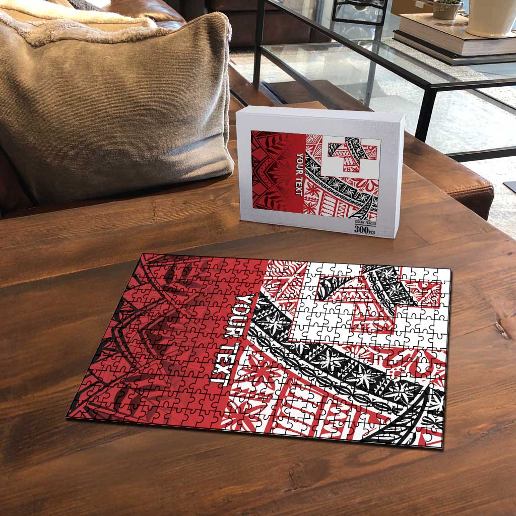 Malo e lelei Tonga Puzzle Ngatu Tokelau Feletoa Fata Traditional Polynesian Pattern - Polynesian Pride