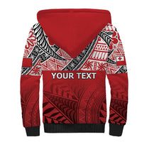 Malo e lelei Tonga Sherpa Hoodie Ngatu Tokelau Feletoa Fata Traditional Polynesian Pattern