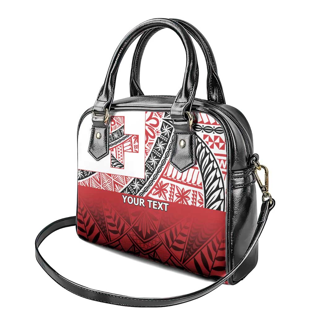 Malo e lelei Tonga Shoulder Handbag Ngatu Tokelau Feletoa Fata Traditional Polynesian Pattern