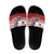 Malo e lelei Tonga Slide Sandals Ngatu Tokelau Feletoa Fata Traditional Polynesian Pattern - Polynesian Pride