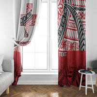 Malo e lelei Tonga Window Curtain Ngatu Tokelau Feletoa Fata Traditional Polynesian Pattern