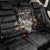 Custom Rugby Southern Hemisphere Back Car Seat Cover Argentina AUNZ South Africa Mascot Black - Polynesian Pride