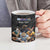 Custom Rugby Southern Hemisphere Ceramic Mug Argentina AUNZ South Africa Mascot Black - Polynesian Pride