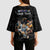 Custom Rugby Southern Hemisphere Kimono Sleeve Blouse Argentina AUNZ South Africa Mascot Black - Polynesian Pride