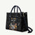 Custom Rugby Southern Hemisphere Leather Bag Argentina AUNZ South Africa Mascot Black - Polynesian Pride