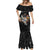 Custom Rugby Southern Hemisphere Mermaid Dress Argentina AUNZ South Africa Mascot Black - Polynesian Pride