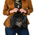 Custom Rugby Southern Hemisphere Shoulder Handbag Argentina AUNZ South Africa Mascot Black - Polynesian Pride
