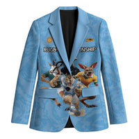 Custom Rugby Southern Hemisphere Blazer Argentina AUNZ South Africa Mascot Blue - Polynesian Pride