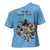 Custom Rugby Southern Hemisphere Cross Shoulder Shirt Argentina AUNZ South Africa Mascot Blue - Polynesian Pride