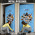 Custom Rugby Southern Hemisphere Door Cover Argentina AUNZ South Africa Mascot Blue - Polynesian Pride