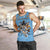 Custom Rugby Southern Hemisphere Men Tank Top Argentina AUNZ South Africa Mascot Blue - Polynesian Pride