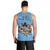 Custom Rugby Southern Hemisphere Men Tank Top Argentina AUNZ South Africa Mascot Blue - Polynesian Pride
