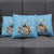Custom Rugby Southern Hemisphere Pillow Cover Argentina AUNZ South Africa Mascot Blue - Polynesian Pride