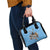 Custom Rugby Southern Hemisphere Shoulder Handbag Argentina AUNZ South Africa Mascot Blue - Polynesian Pride
