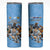 Custom Rugby Southern Hemisphere Skinny Tumbler Argentina AUNZ South Africa Mascot Blue - Polynesian Pride