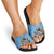 Custom Rugby Southern Hemisphere Slide Sandals Argentina AUNZ South Africa Mascot Blue - Polynesian Pride