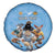 Custom Rugby Southern Hemisphere Spare Tire Cover Argentina AUNZ South Africa Mascot Blue - Polynesian Pride