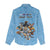 Custom Rugby Southern Hemisphere Women Casual Shirt Argentina AUNZ South Africa Mascot Blue - Polynesian Pride