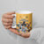 Custom Rugby Southern Hemisphere Ceramic Mug Argentina AUNZ South Africa Mascot Gold - Polynesian Pride