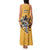 Custom Rugby Southern Hemisphere Family Matching Tank Maxi Dress and Hawaiian Shirt Argentina AUNZ South Africa Mascot Gold - Polynesian Pride