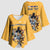 Custom Rugby Southern Hemisphere Kimono Sleeve Blouse Argentina AUNZ South Africa Mascot Gold - Polynesian Pride