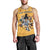 Custom Rugby Southern Hemisphere Men Tank Top Argentina AUNZ South Africa Mascot Gold - Polynesian Pride