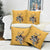 Custom Rugby Southern Hemisphere Pillow Cover Argentina AUNZ South Africa Mascot Gold - Polynesian Pride