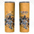Custom Rugby Southern Hemisphere Skinny Tumbler Argentina AUNZ South Africa Mascot Gold - Polynesian Pride
