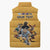 Custom Rugby Southern Hemisphere Sleeveless Puffer Jacket Argentina AUNZ South Africa Mascot Gold - Polynesian Pride