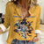 Custom Rugby Southern Hemisphere Women Casual Shirt Argentina AUNZ South Africa Mascot Gold - Polynesian Pride