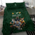 Custom Rugby Southern Hemisphere Bedding Set Argentina AUNZ South Africa Mascot Green - Polynesian Pride