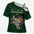 Custom Rugby Southern Hemisphere Cross Shoulder Shirt Argentina AUNZ South Africa Mascot Green - Polynesian Pride