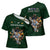 Custom Rugby Southern Hemisphere Cross Shoulder Shirt Argentina AUNZ South Africa Mascot Green - Polynesian Pride