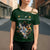 Custom Rugby Southern Hemisphere Cross Shoulder Shirt Argentina AUNZ South Africa Mascot Green - Polynesian Pride