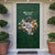 Custom Rugby Southern Hemisphere Door Cover Argentina AUNZ South Africa Mascot Green - Polynesian Pride