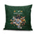 Custom Rugby Southern Hemisphere Pillow Cover Argentina AUNZ South Africa Mascot Green - Polynesian Pride