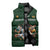 Custom Rugby Southern Hemisphere Sleeveless Puffer Jacket Argentina AUNZ South Africa Mascot Green - Polynesian Pride