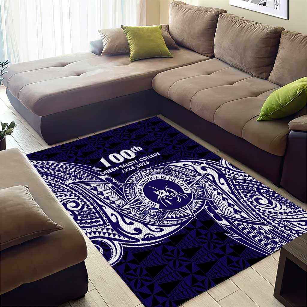 Tonga Queen Salote College 100th Years Area Rug Est 1926 Tongan Ngatu Tapa - Polynesian Pride