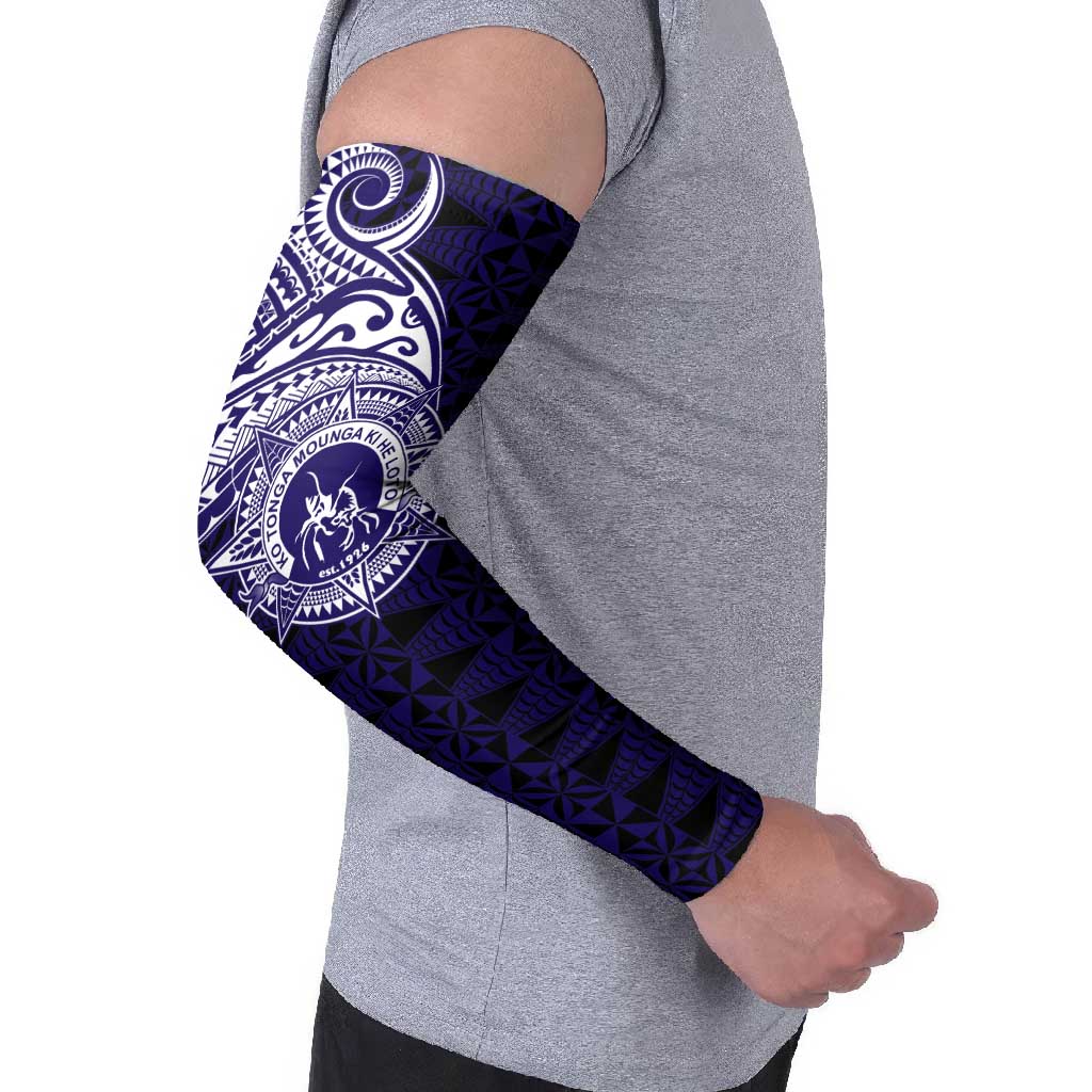 Tonga Queen Salote College 100th Years Arm Sleeves Est 1926 Tongan Ngatu Tapa - Polynesian Pride