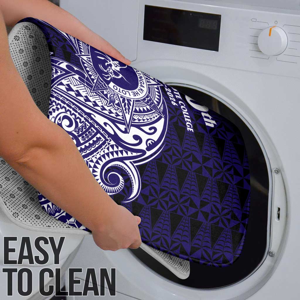 Tonga Queen Salote College 100th Years Bathroom Set Est 1926 Tongan Ngatu Tapa - Polynesian Pride