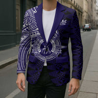 Tonga Queen Salote College 100th Years Blazer Est 1926 Tongan Ngatu Tapa - Polynesian Pride