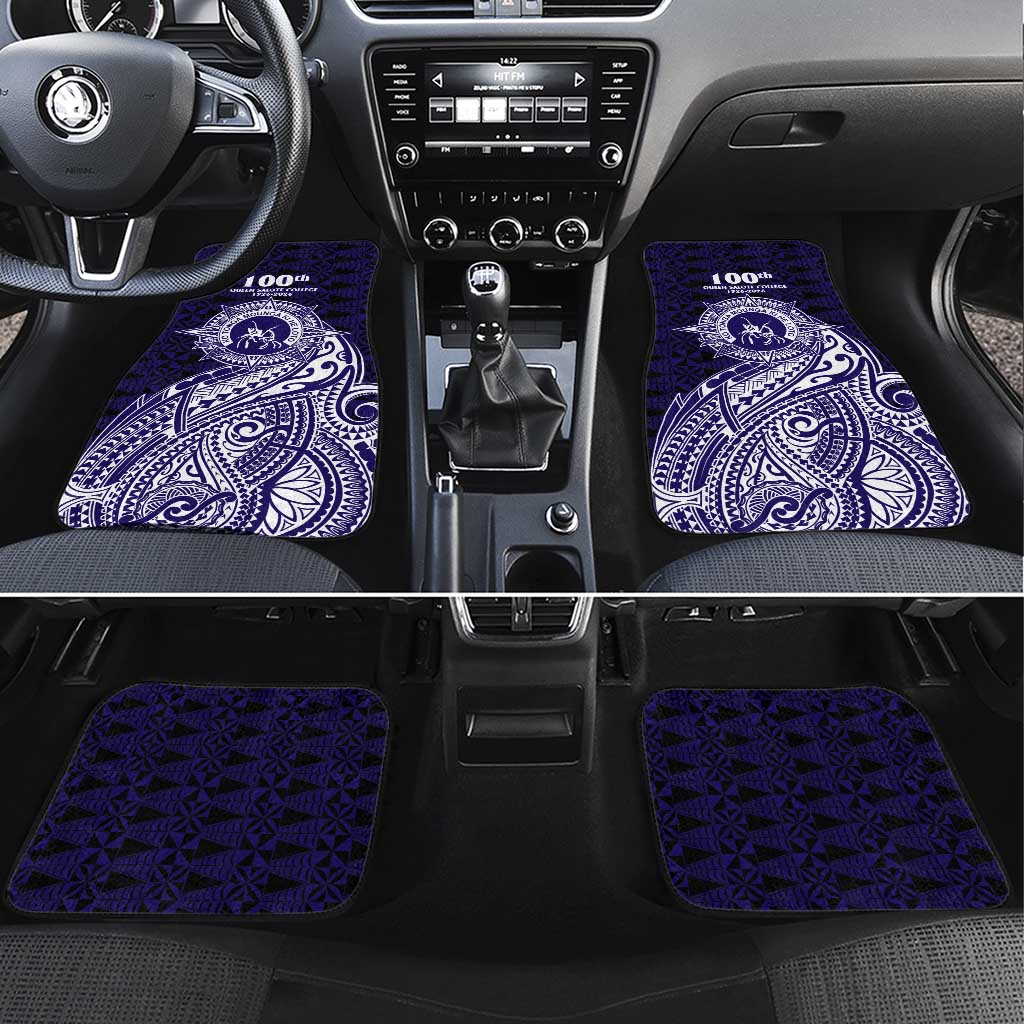 Tonga Queen Salote College 100th Years Car Mats Est 1926 Tongan Ngatu Tapa - Polynesian Pride