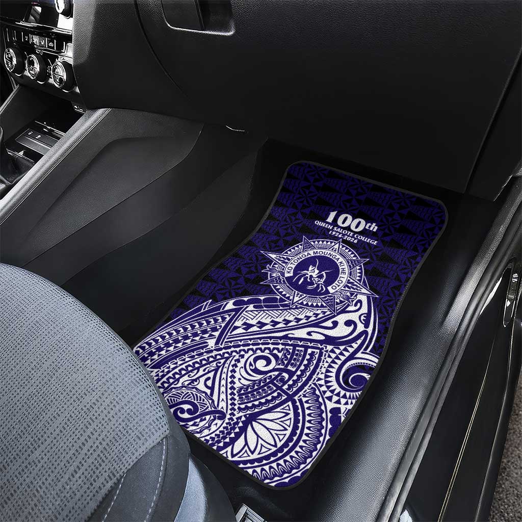 Tonga Queen Salote College 100th Years Car Mats Est 1926 Tongan Ngatu Tapa - Polynesian Pride